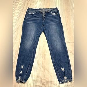 Kancan  skinny fit distressed jeans